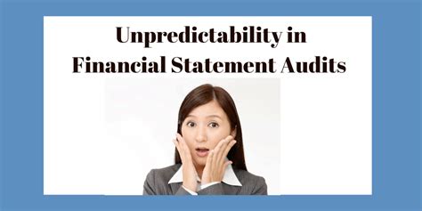 Among these assertions, the occurrence may be the most important assertion as material misstatement of revenue usually because of overstatement rather than understatement. . Unpredictable procedures audit examples